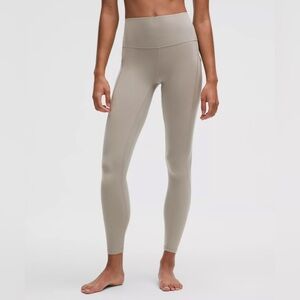 Lululemon Align™ High-Rise Pant 28” with Pockets - Warm Ash Gray, Size 4 (NWT)